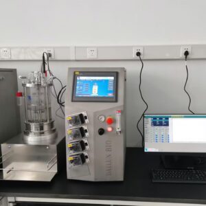 5L Magnetic Driving Glass Bioreactor Fermentor BLBIO-5GC