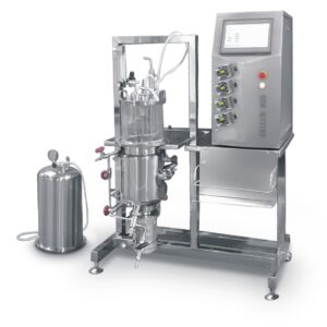 Sterilizing in situ magnetic mixing glass fermenter(vertical) BLBIO-XGCAV